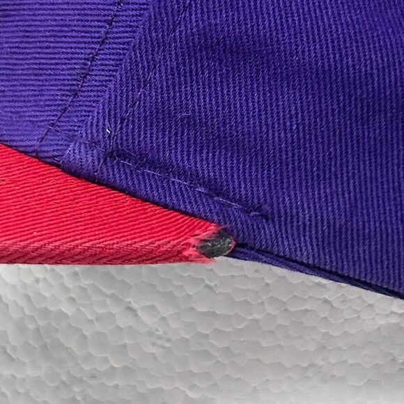 Toronto Raptors Baseball Hat Cap Adidas NBA Basketball 6 Panel Snapback Purple - Picture 7 of 14